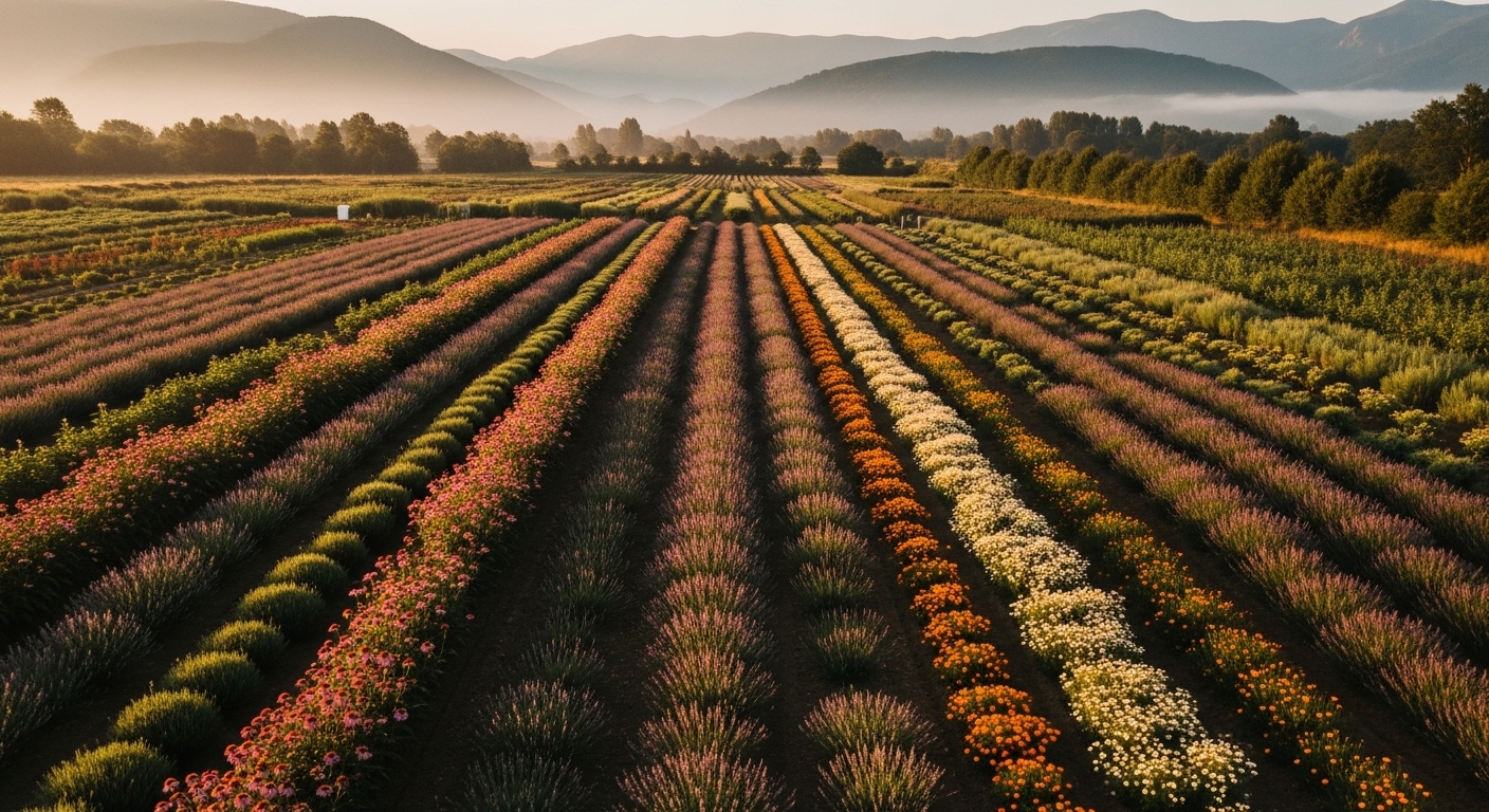 Naturaline organic cultivation fields